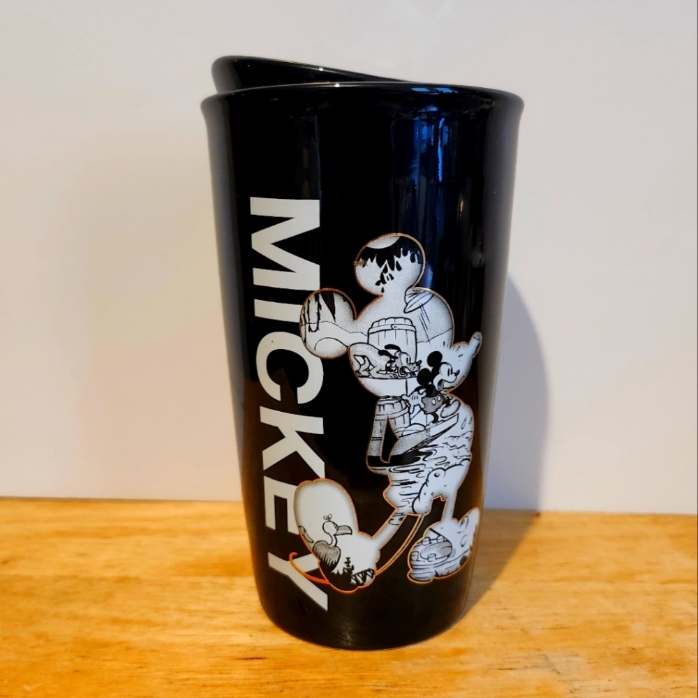 *2 for $30* Classic Mickey Mouse Ceramic Coffee Mug - Traveler Tumber